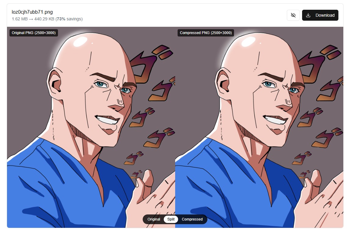 Image comparison view
